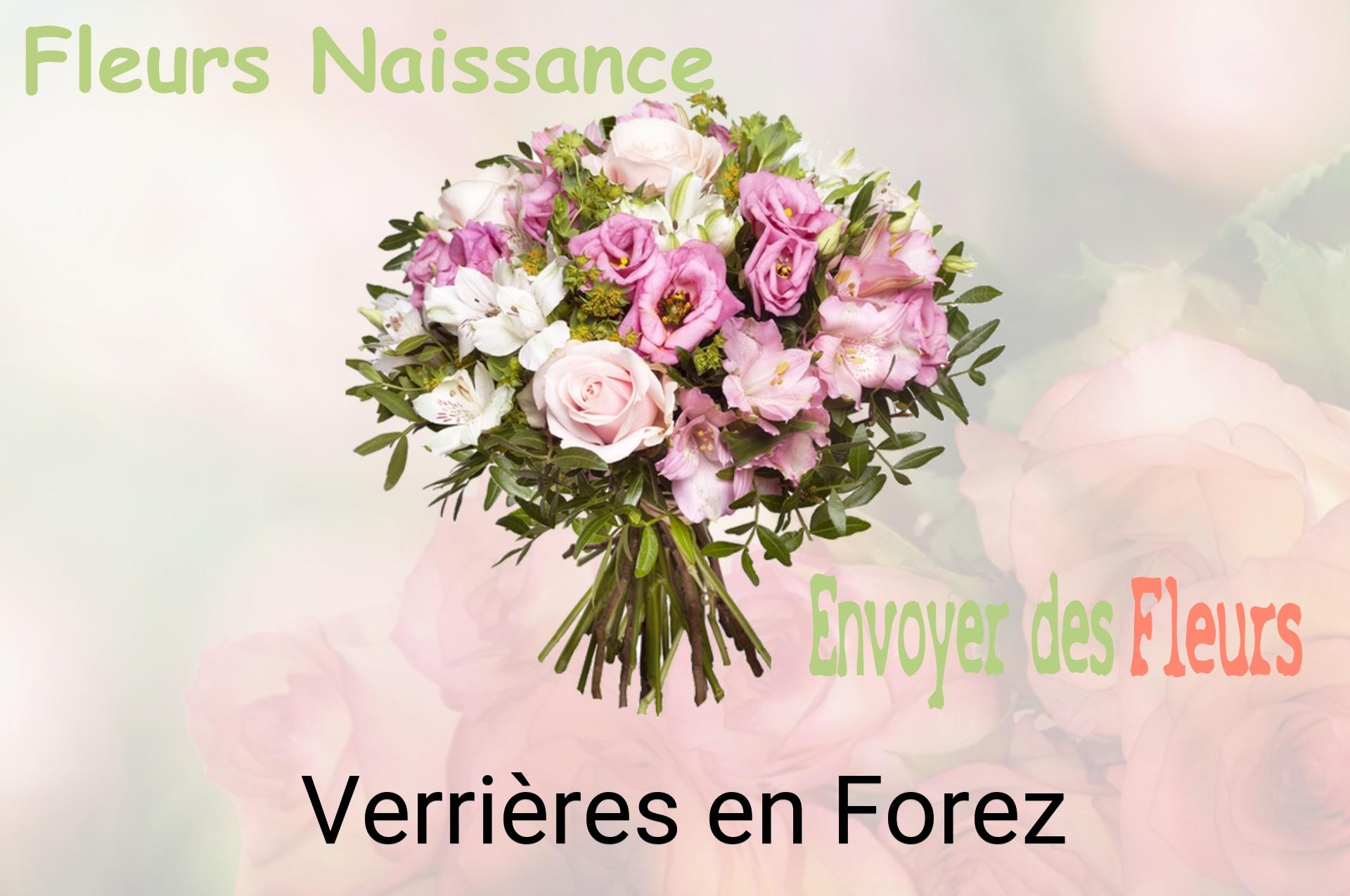 Bouquet de fleurs de naissance livré à Verrières-en-Forez